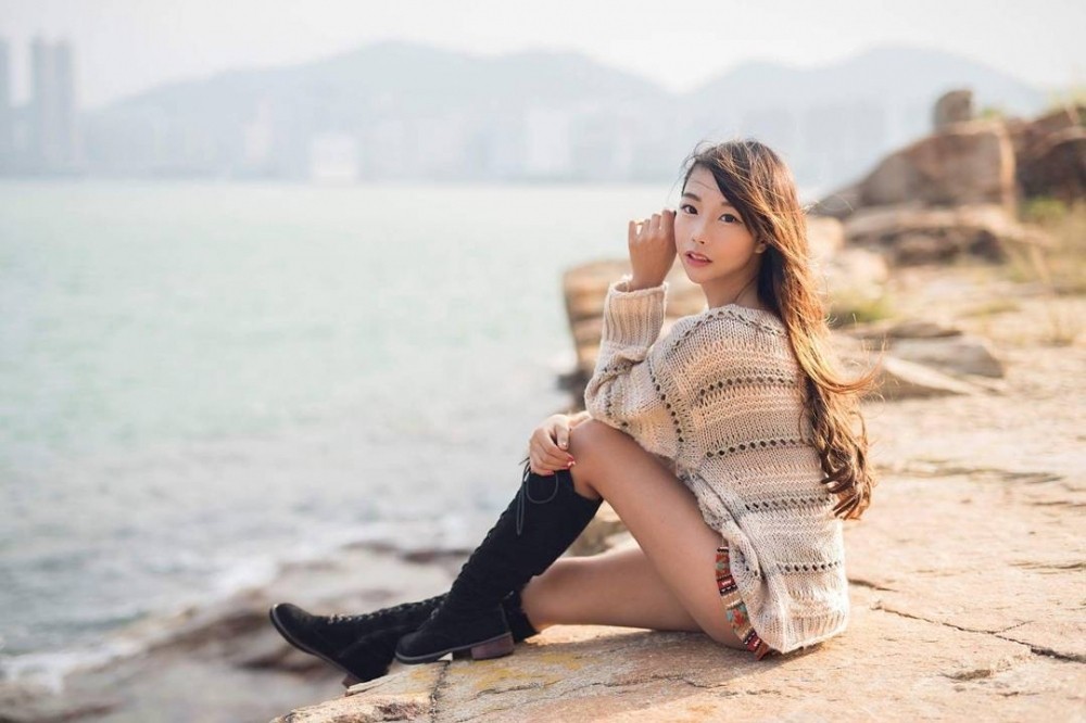 香港美女苏宜生活自拍照清纯迷人